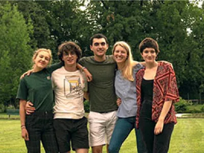 Wandern für einen Freund