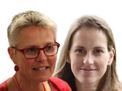 Ina Steinhaus (links) und Nadine Diekmann