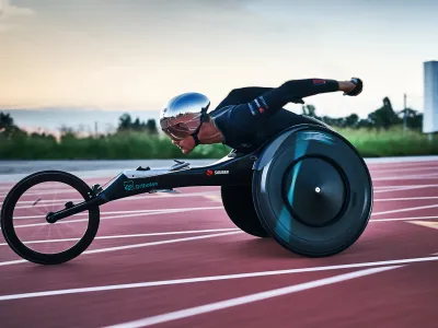 Orthotec Rollstuhlsport OT FOXX M1 in Action mit Marcel Hug