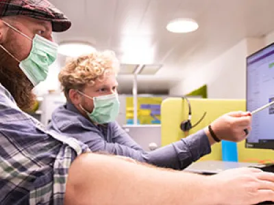 Bruno Grünenfelder bei der ParaWork im Schweizer Paraplegiker-Zentrum