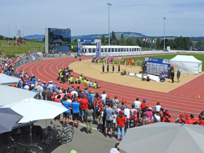 Para-athlétisme sur le campus de Nottwil