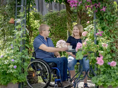 Schweizer Paraplegiker-Stiftung Solidarität Rollstuhlfahrer Rosengarten