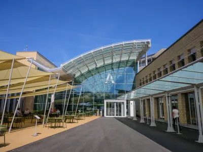 Campus Nottwil Schweizer Paraplegiker-Zentrum Eingang