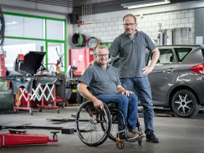Schweizer Paraplegiker-Stiftung Autowerkstatt Begleitung