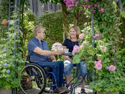 Schweizer Paraplegiker-Stiftung Solidarität Rollstuhlfahrer Rosengarten