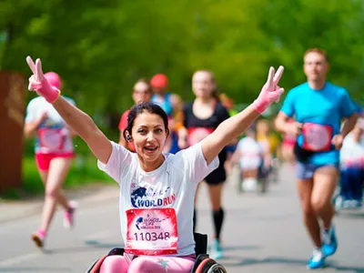 WorlRun- Wings for life Sportlerin