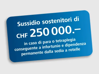 Sussidio sostenitori di 250 000 franco svizzero -Fondazione svizzera per paraplegici