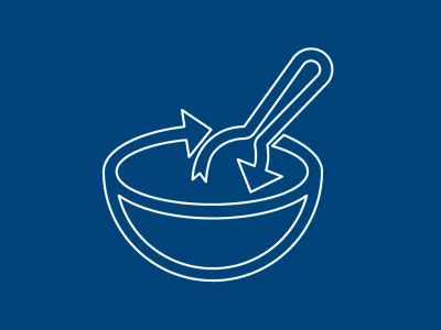 Das Icon steht für Ernährung.