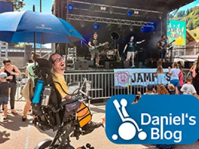 Daniel Rickenbacher am Openair Illgau