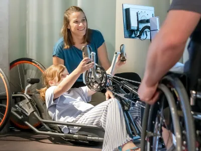 Ausflug im Besuchszentrum ParaForum