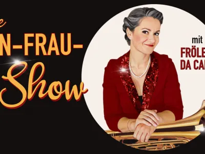 Logo die Ein-Frau Show mit Frölein da Capo