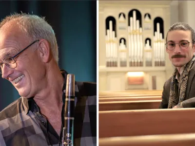 Ruedi Debrunner, Klarinette und Samuel Cosandey, Orgel
