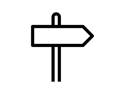 Wegweiser Icon