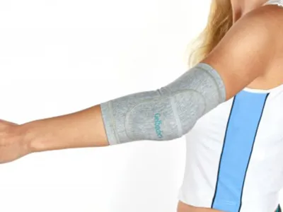 Orthotec Orthopädietechnik Bandagen Ellbogenbandagen Ellbogenschutz gelbodies
