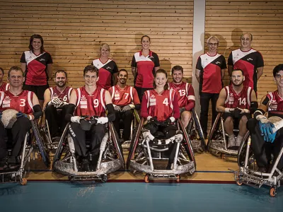 Orthotec Botschafter Rollstuhlrugby Schweizer Nationalteam