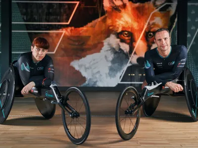 Patricia Eachus und Marcel Hug im OT FOXX