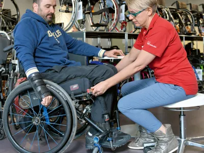 Rehabilitationstechnik Orthotec - Schweizer Paraplegiker-Stiftung