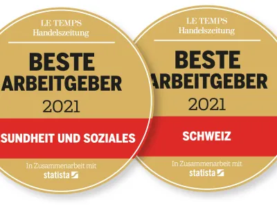 Siegel Beste Arbeitgeberin 2021 - Schweizer Paraplegiker-Stiftung