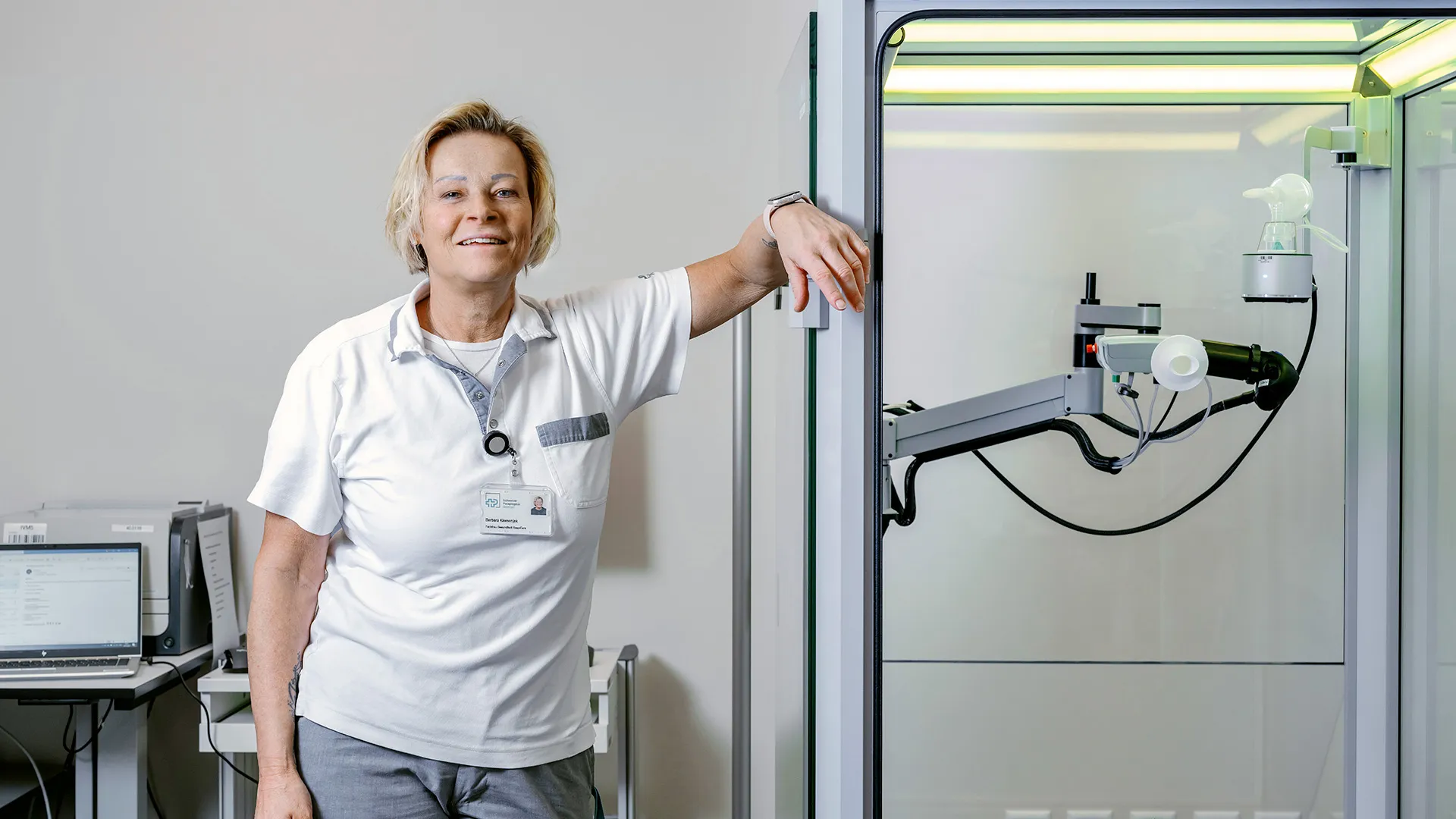 Barbara Klemenjak bei der Arbeit inder Respicare