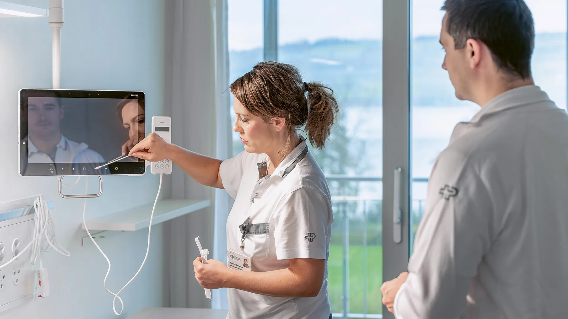 Das Team der Spitalhygiene an der Arbeit
