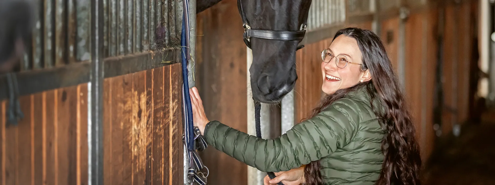 Nicole Kälin und Pferd Da Vinci