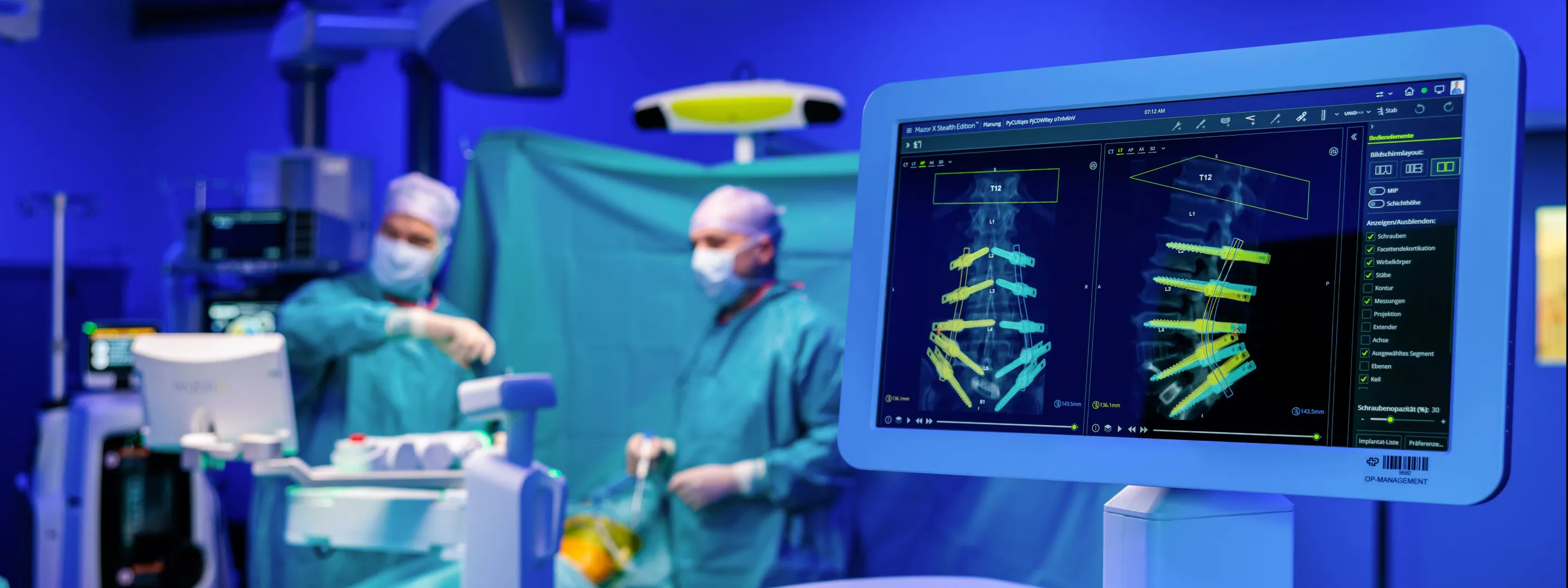 OP Wirbelsäulenchirurgie im SPZ