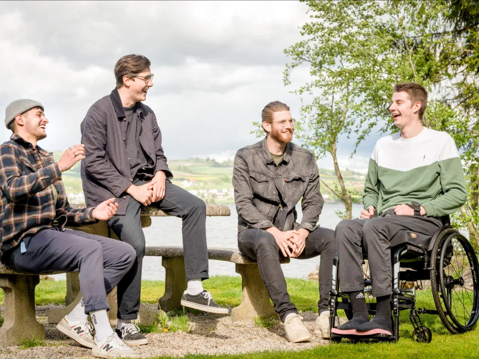 Köpfler mit Folgen Nico am Sempachersee Nottwil Schweizer Paraplegiker-Stiftung