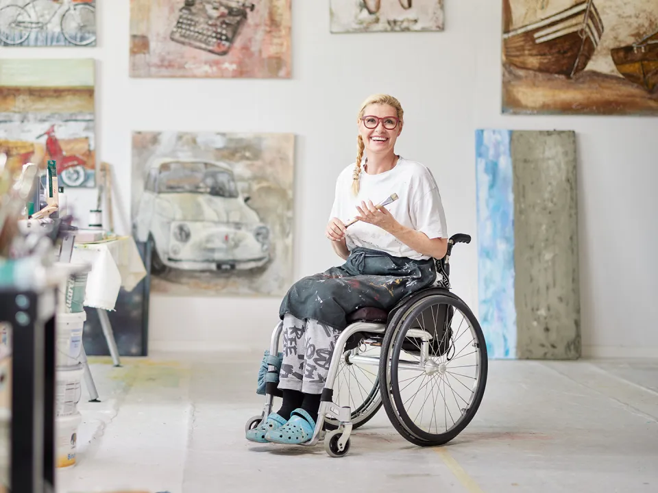 Wir begleiten querschnittgelähmte Menschen. Ein Leben lang. Schweizer Paraplegiker-Gruppe