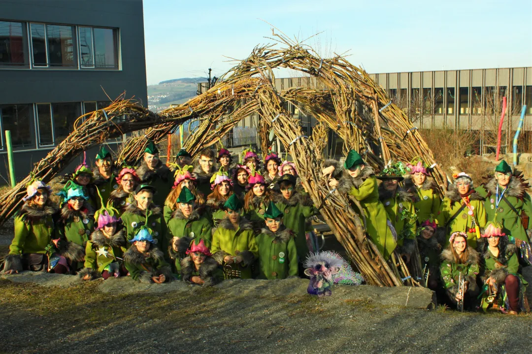 NOTeTUTer Guggenmusik aus Nottwil Gruppenbild