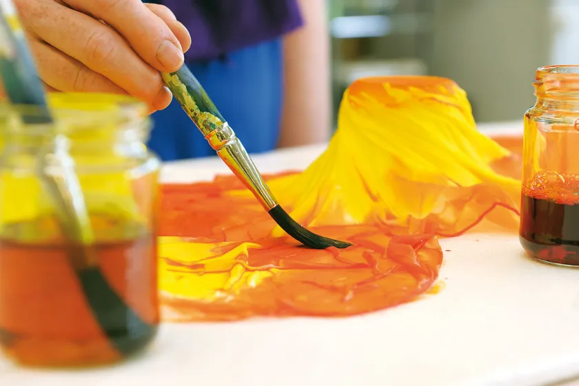 Atelier für Gestaltung-Seidenmalen