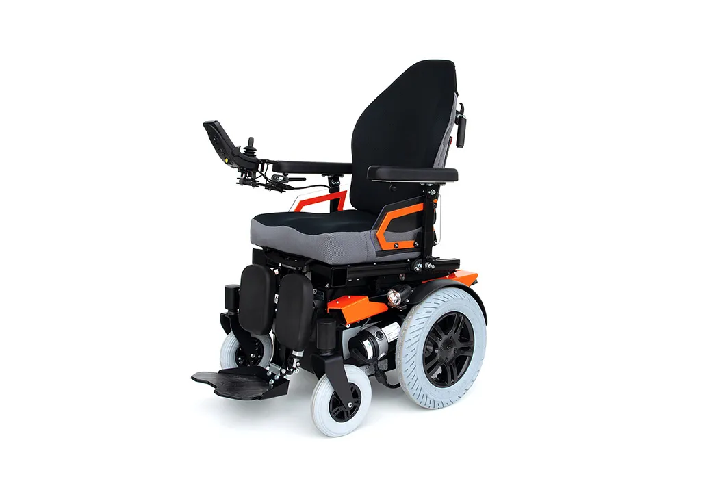 Orthotec Rehabilitationstechnik Elektro-Rollstuhl Innenbereich- und Aussenbereich Degonda Turbo Twist
