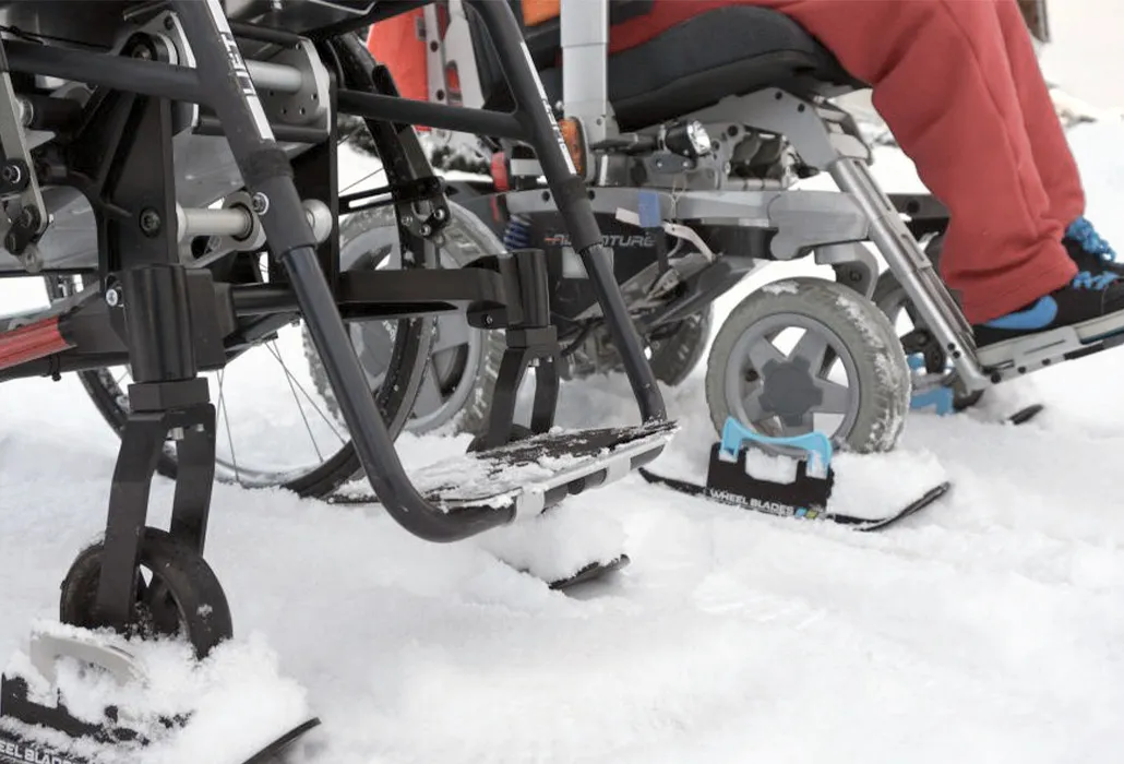 Wheelblades Mayer in Action am Rollstuhl