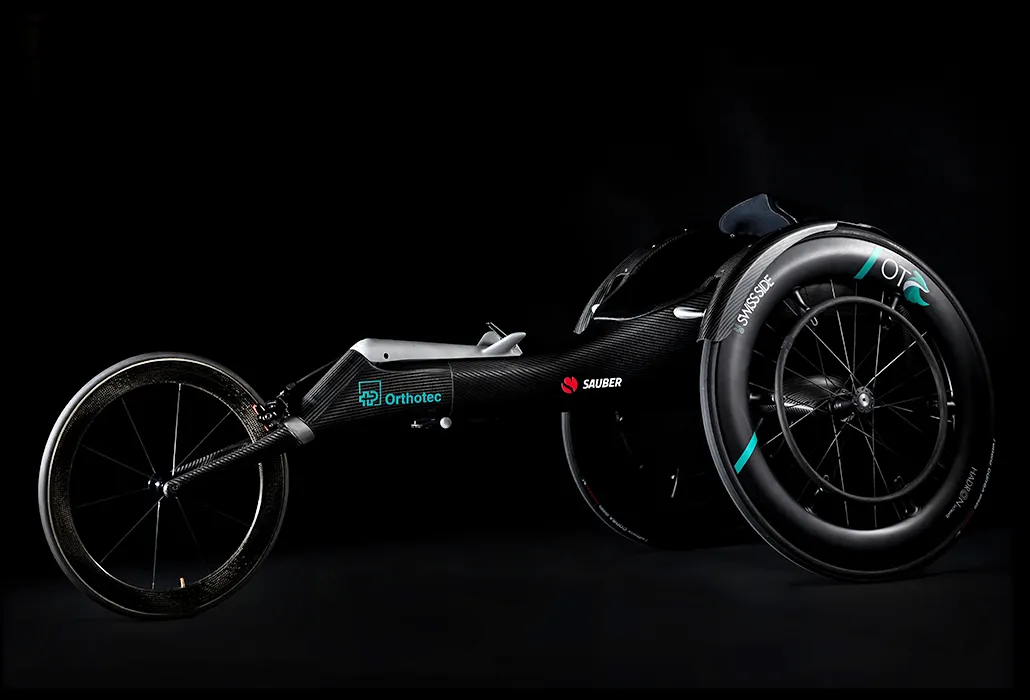 L’OT FOXX è considerata la carrozzina da corsa più veloce del suo tempo.