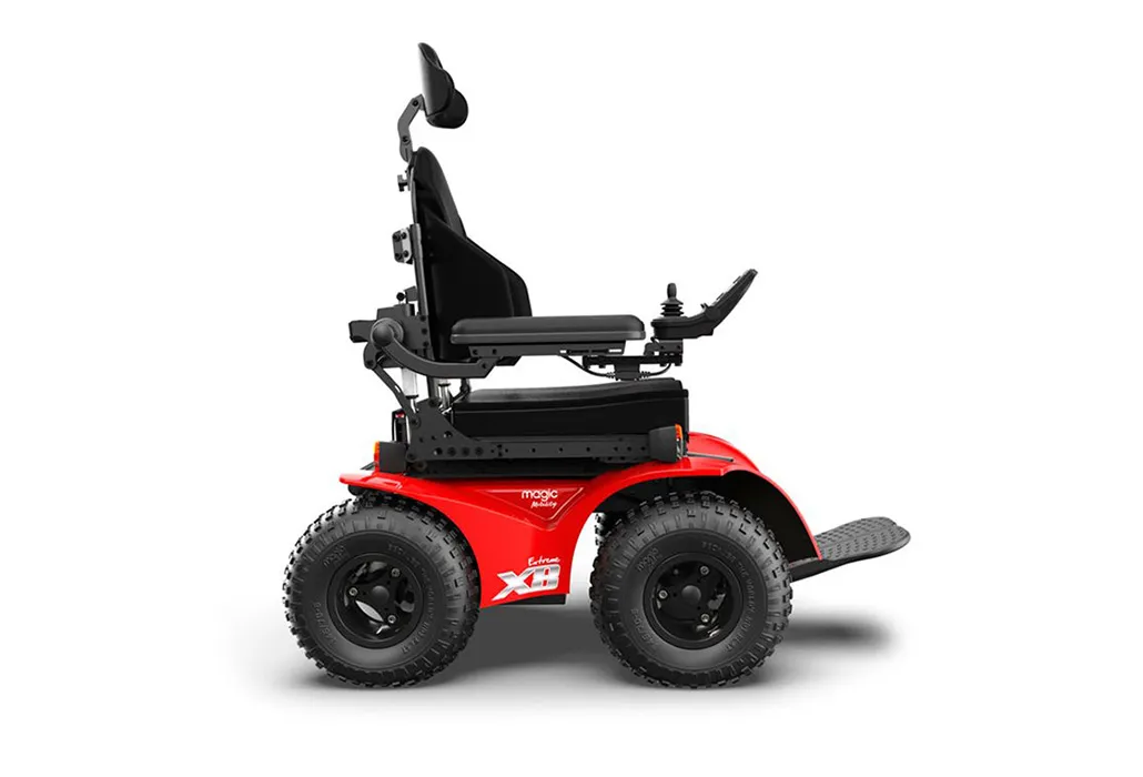 Orthotec Rehatechnik Elektro-Rollstuhl Aussenbereich Sunrise Quickie Magic Mobility Extreme X8