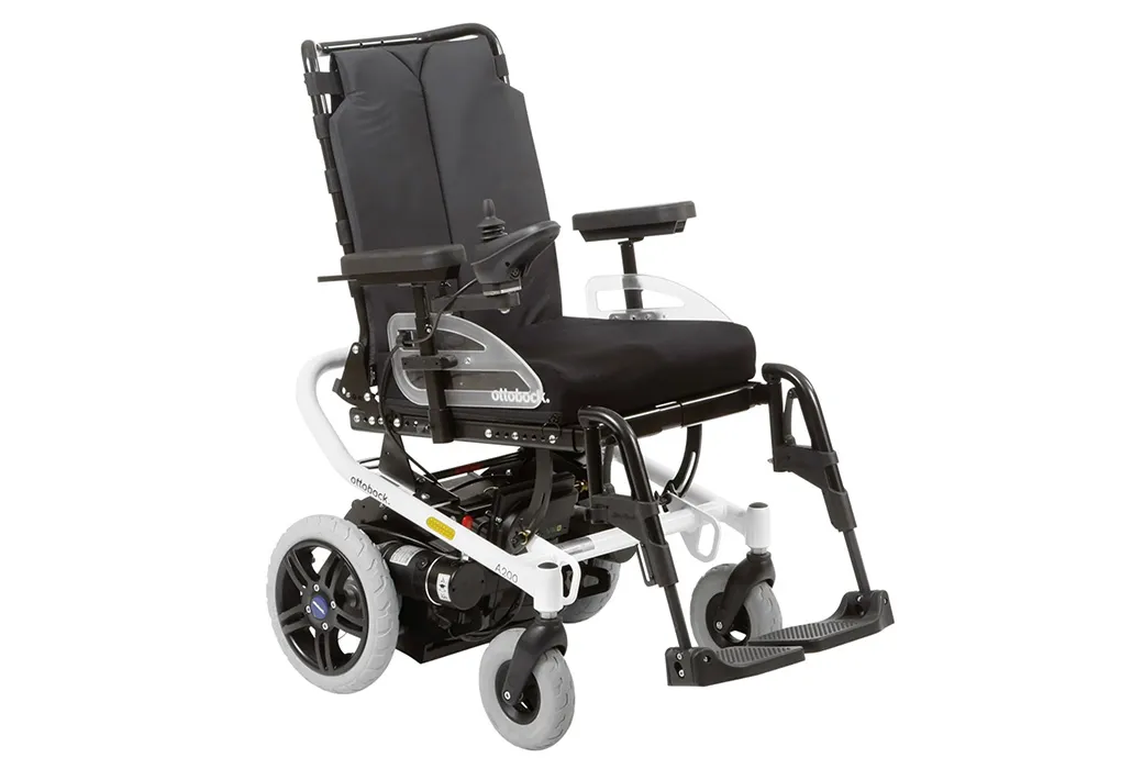 Orthotec Rehatechnik Elektro-Rollstuhl Innenbereich Otto Bock A 200