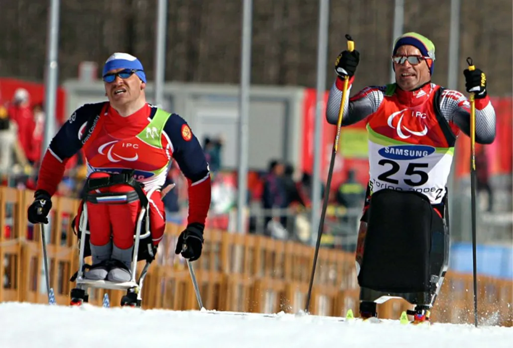 Para-Cross-Country Skiing Heinz Frei Paralympic in Torino