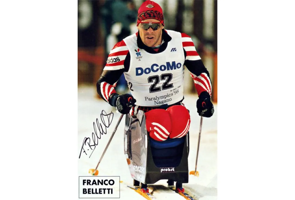 Para-Cross-Country Skiing Franco Belletti Paralympic in Nagano