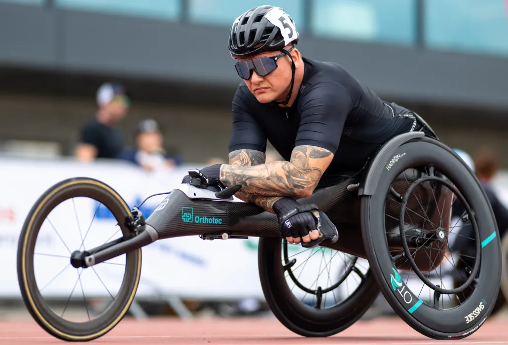 Orthotec Wheelchair Racing OT FOXX Pilot David Weir - Photo: Tobias Lackner