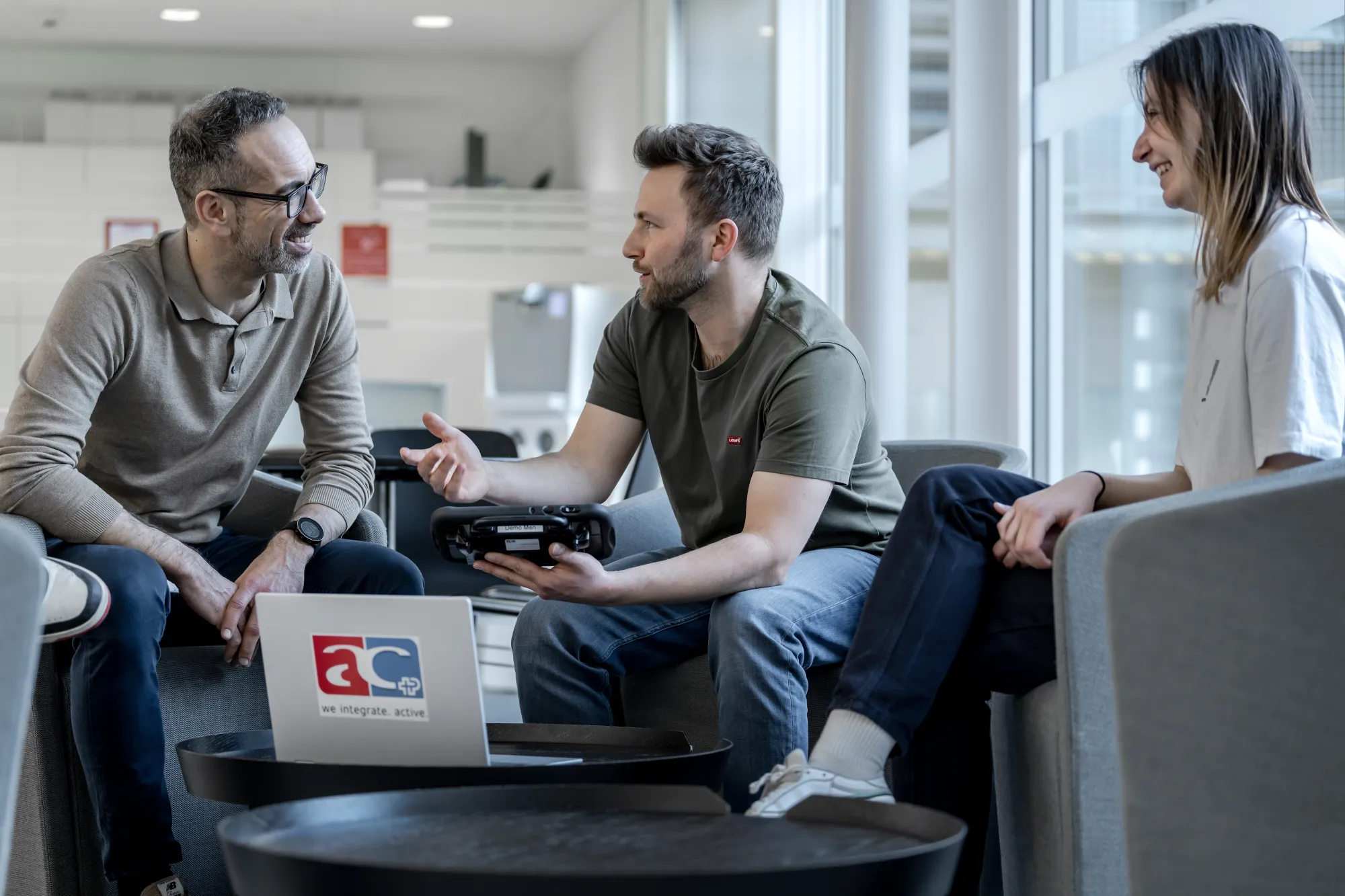 AC-Berater Men Bandle im Gespräch