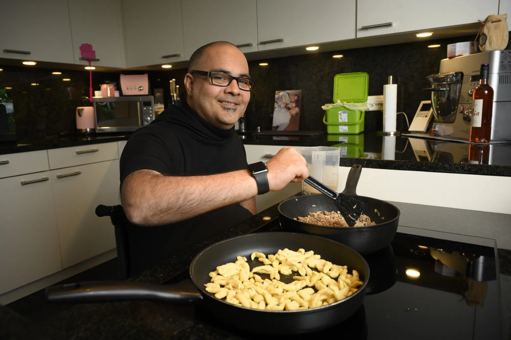 Antonio Ufenast am Kochen