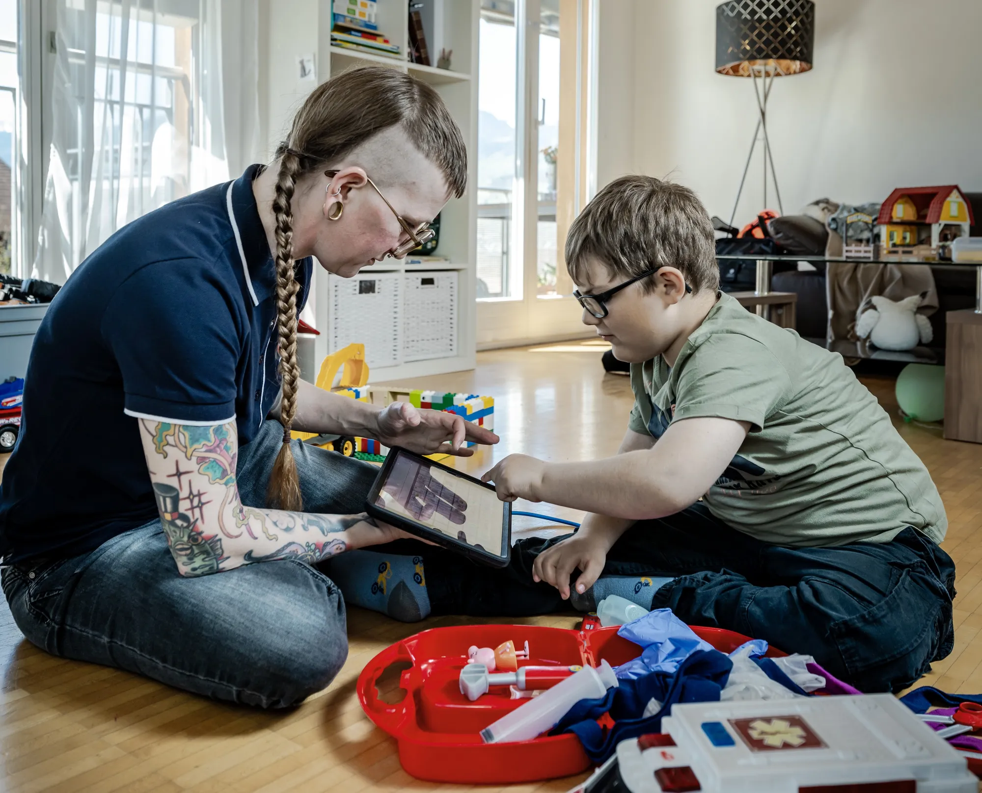 Janis Achermann mit AC-Beraterin Ruth