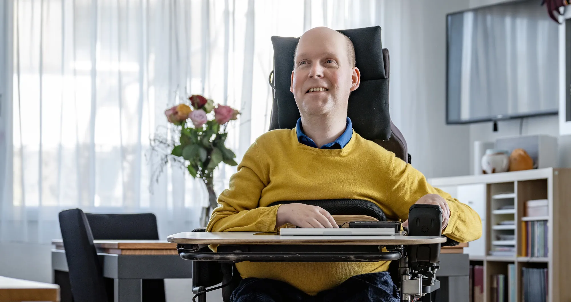 Martin Hailer in seinem Zuhause