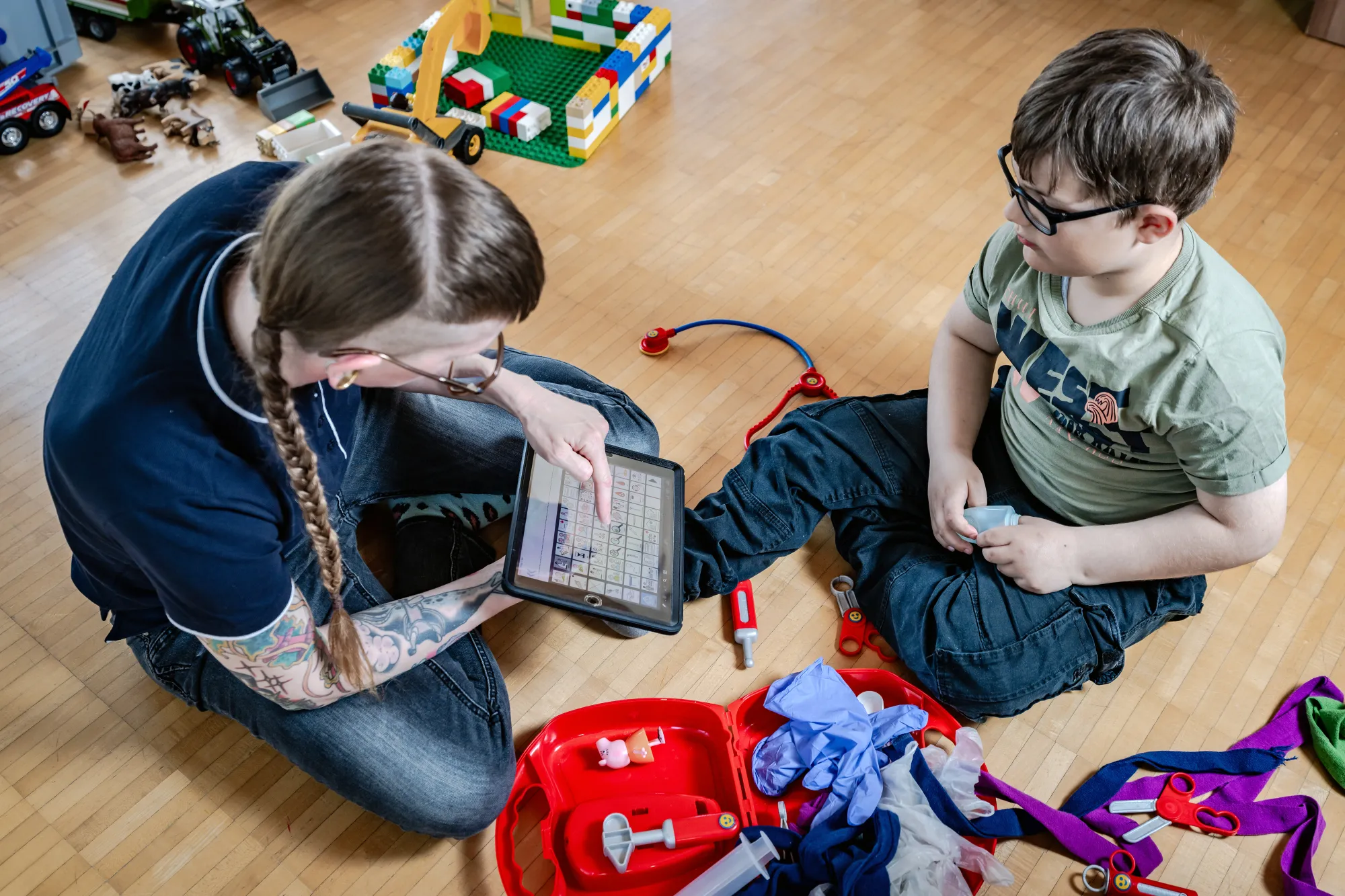 Janis Achermann mit AC-Beraterin Ruth