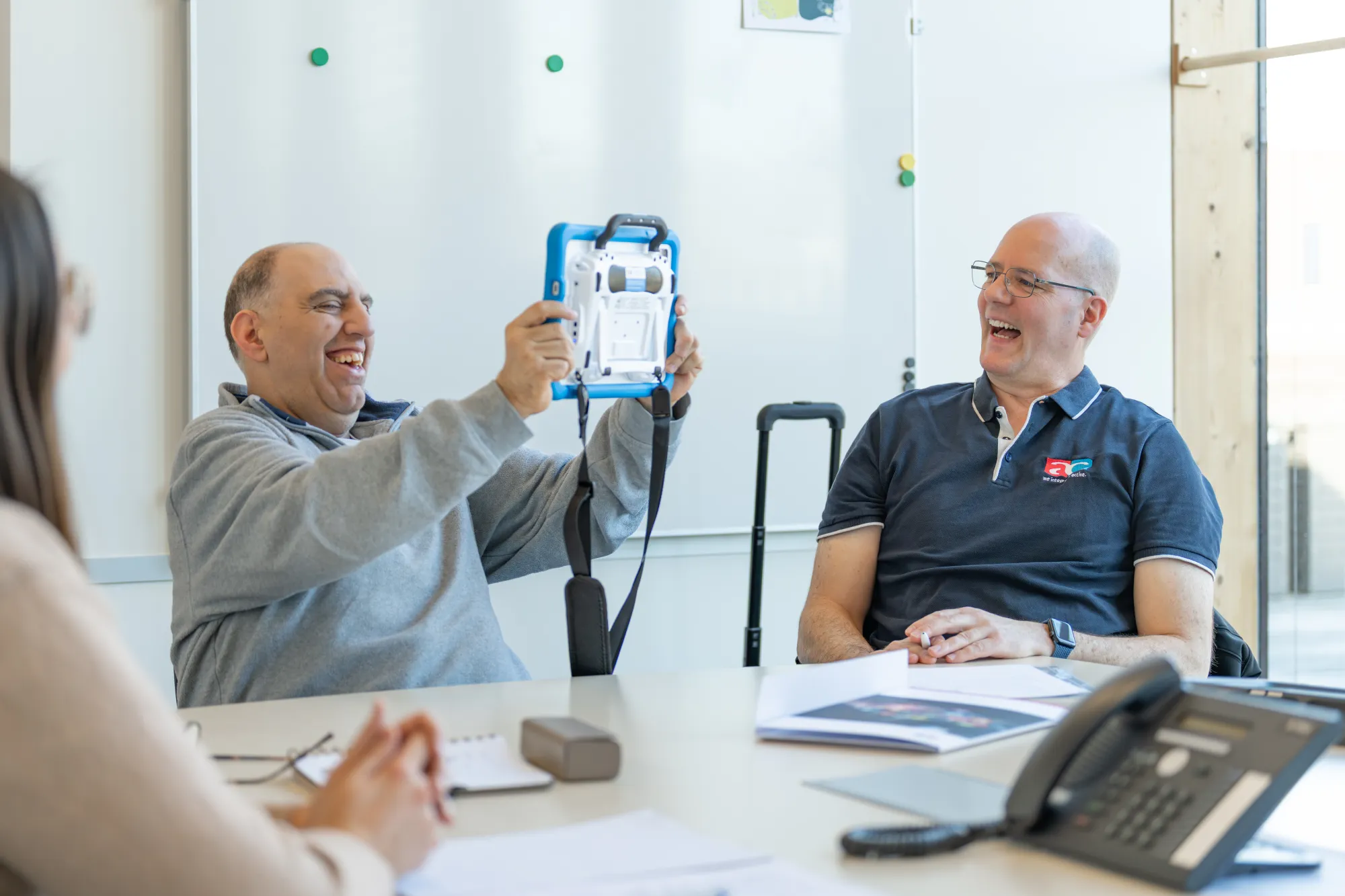 Urs Brugger bei einem Kundentermin