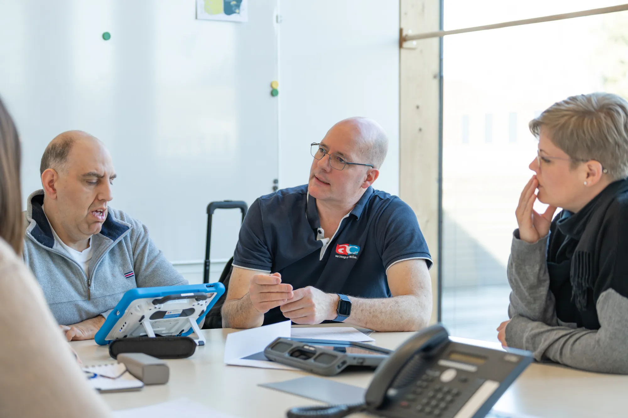 Urs Brugger bei einem Kundentermin