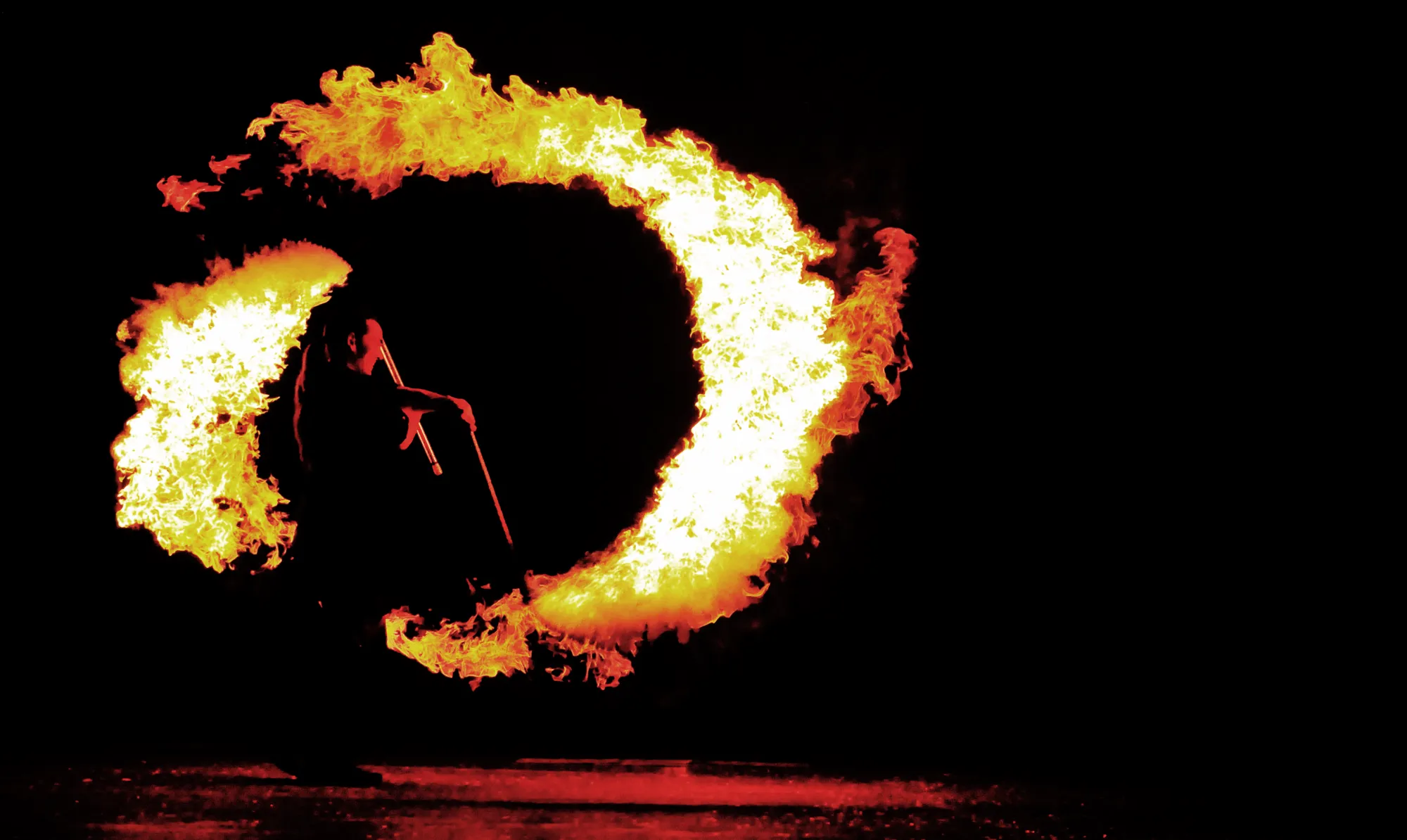 2014 - Feuershow beim 25-Jahr-Jubiläum des VRS