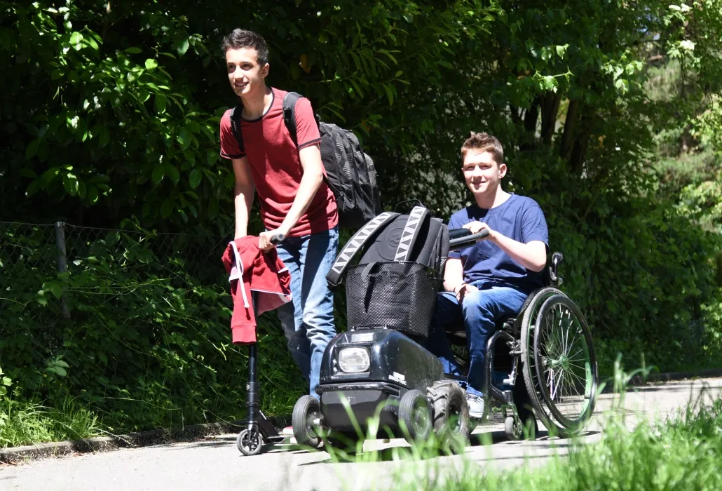 Der querschnittgelähmte Andrin gibt Gas - bei allem, was er tut.