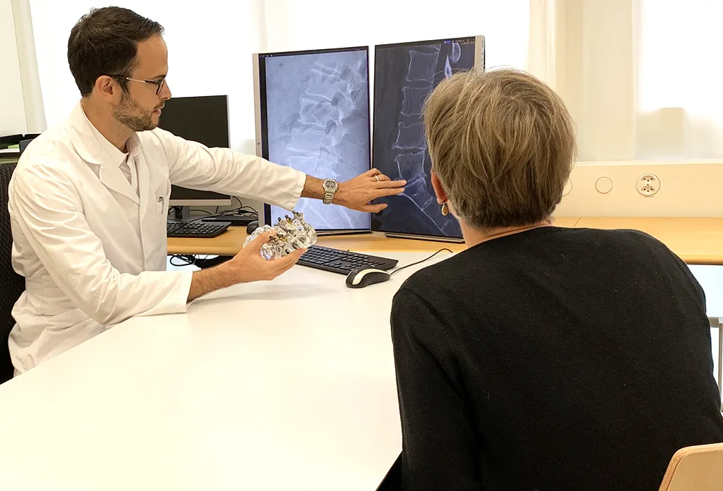 Sprechstunde mit Michael Fiechter im Schweizer Paraplegiker-Zentrum