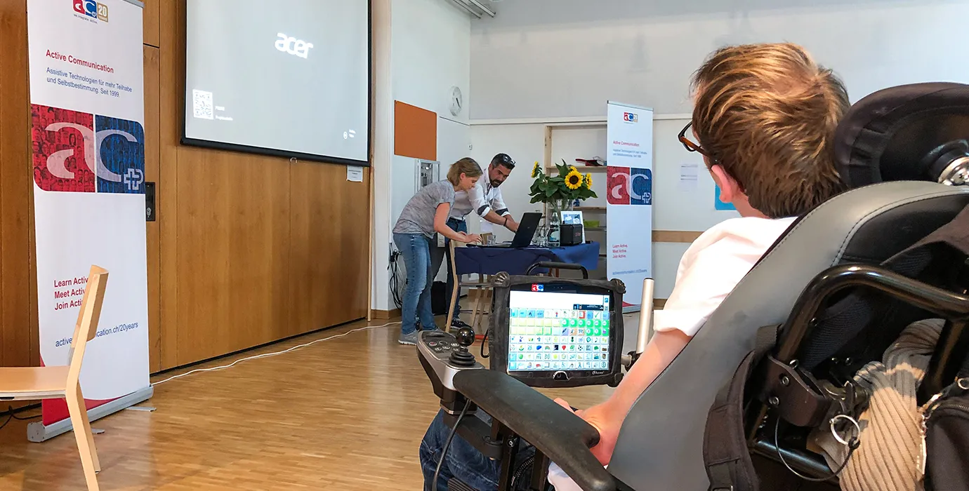 Katharina Dellai richtet sich ein. 