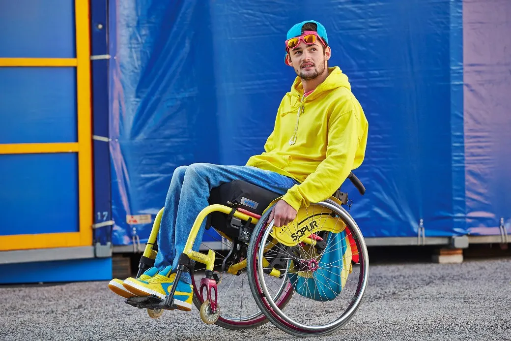 Der Rollstuhlfahrer setzt sich ein für Betroffene.
